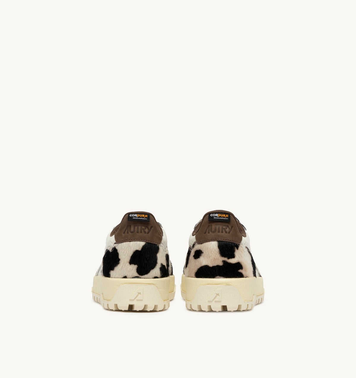 Woman WILDPACE LOW SNEAKERS IN MARSHMALLOW AND COW CORDURA AND LEATHER