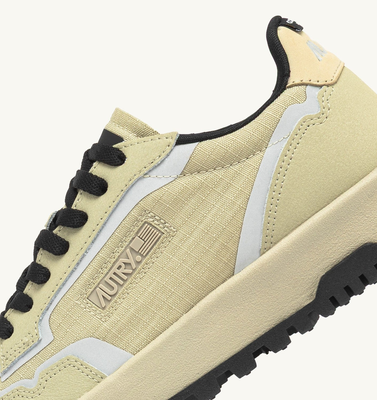Woman WILDPACE LOW SNEAKERS IN RIPSTOP NYLON AND LEATHER COLOR TIDAL FOAM AND REFLEX