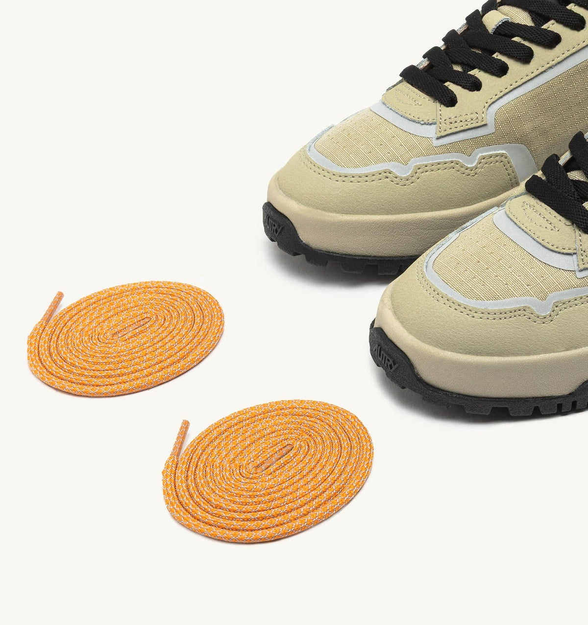 Woman WILDPACE LOW SNEAKERS IN RIPSTOP NYLON AND LEATHER COLOR TIDAL FOAM AND REFLEX