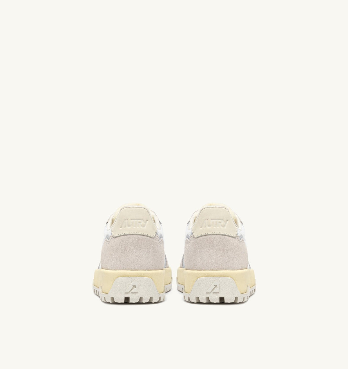Woman WILDPACE LOW SNEAKERS IN WHITE AND MARSHMALLOW DRAGON MESH AND SUEDE