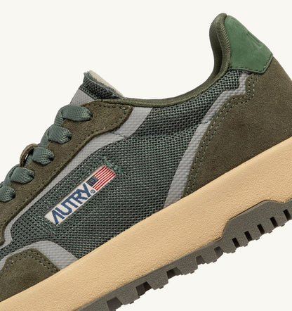 Woman WILDPACE LOW SNEAKERS IN SCHIO AND MILITARY MESH AND SUEDE