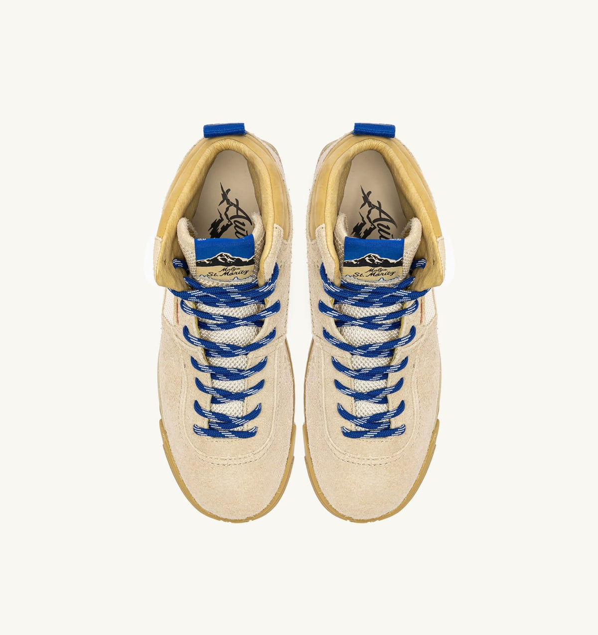 Woman MALGA ST.MORITZ IN COOKIE AND DEJA VU BLUE SUEDE