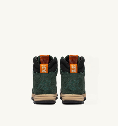 Woman MALGA COURCHEVEL IN PINE AND ORANGE OCHRE SUEDE