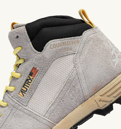 Woman MALGA COURMAYEUR IN ICE AND LEMON DROP SUEDE