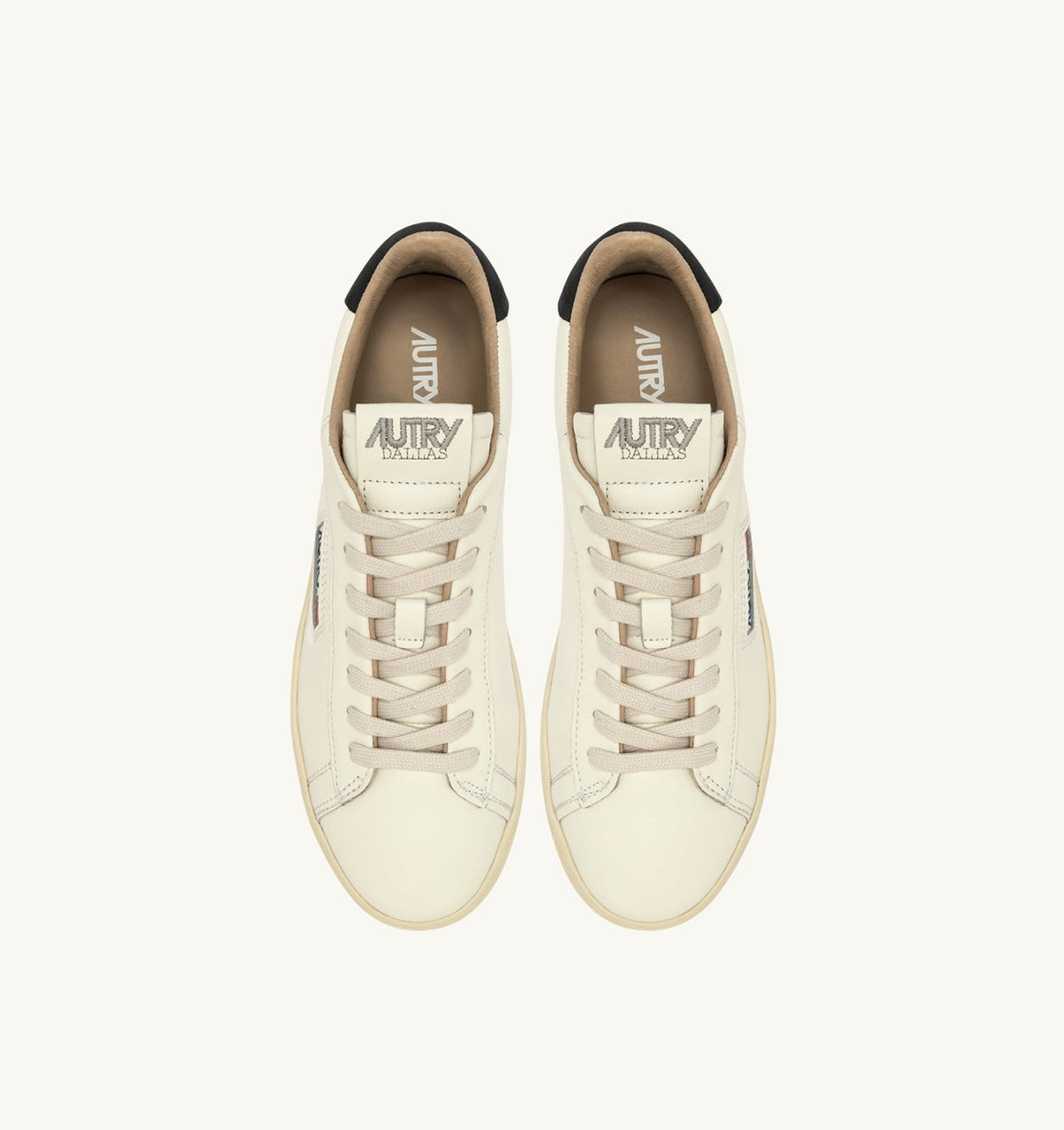 Woman DALLAS LOW SNEAKERS IN WHITE AND SPACE LEATHER