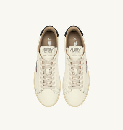 Woman DALLAS LOW SNEAKERS IN WHITE AND SPACE LEATHER